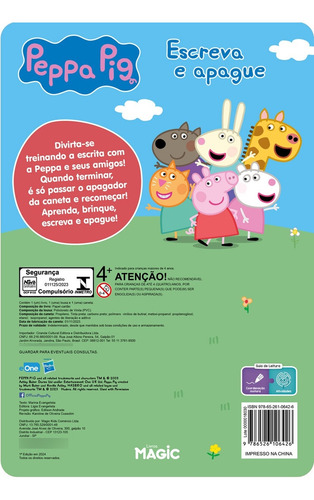 Peppa Pig - Escreva E Apague