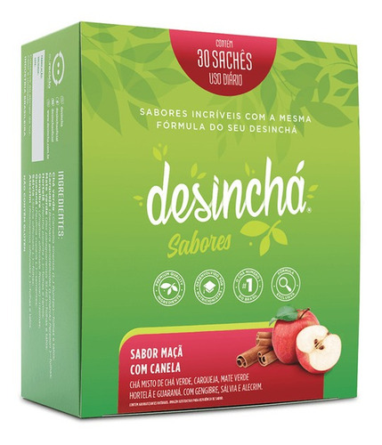 Desinchá Sabores (maça Com Canela) - 30 Sachês