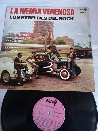 Los Rebeldes Del Rock La Hiedra Venenosa Disco De Vinil Orig