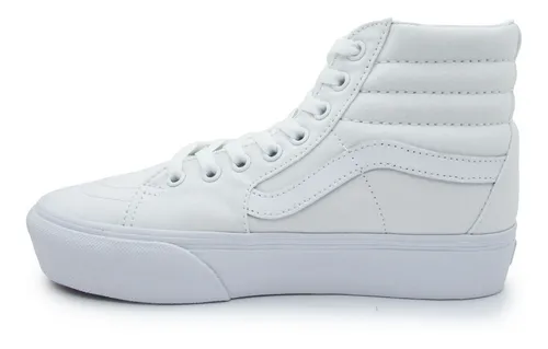 Tenis Vans Sk8 Hi Platform 2 Vn0a3tknqlz True White true Whi