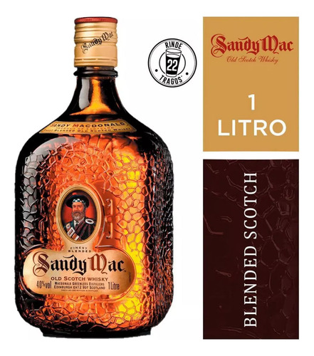 Whisky Sandy Mac 40° 1 Litro