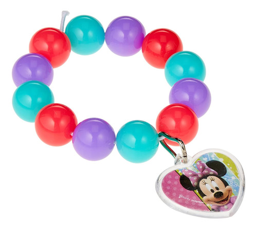 396406 Disney Minnie Mouse Bead Bracelet Kids Accessori...