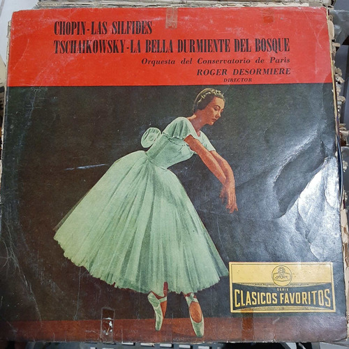 Vinilo Roger Desormiere Cons Paris Chopin Tschaikowsky Cl2