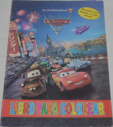 Cars 2 Disney Pixar Para Colorear B02n