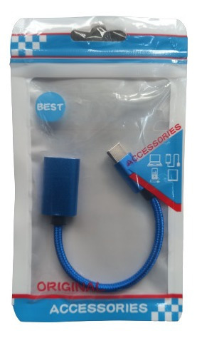 Imagen 1 de 3 de Cable Otg Tipo C A Usb Hembra