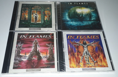 In Flames Kit C/ 4 Cds Novos Lacrados