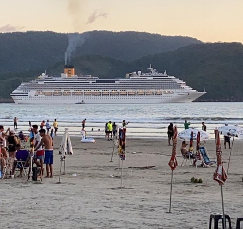 Imagem 8 de 12 de Kitnet Pé Na Areia Em Santos Canal 5 Com Wi-fi