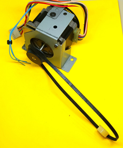 Motor Pasos, Poleas, Banda Dentada Encoder, P/robótica Elec. (Usado)