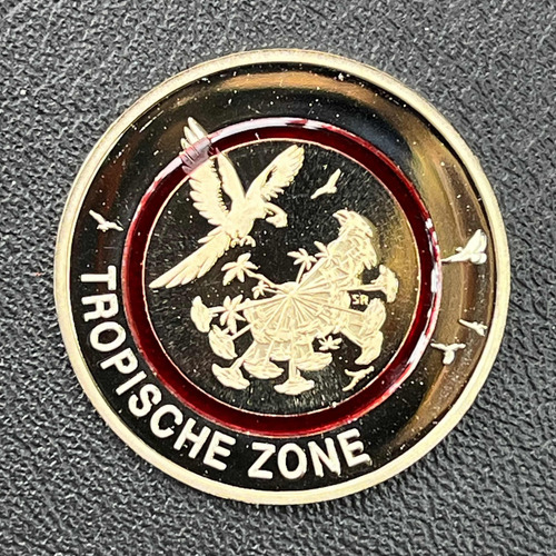 Moeda 5 Euro 2017 - Zona Tropical- Proof (Usado)