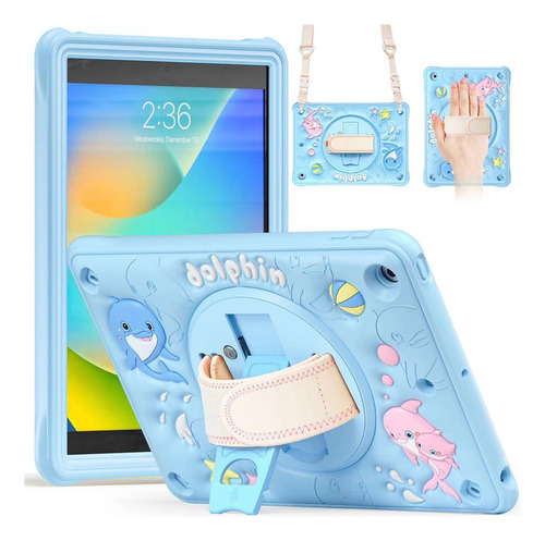 /funda De Tableta Con Dibujos Animados Para Niños Para iPad