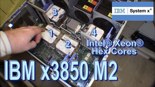 Servidor Ibm X3850 M2 4 Xeon Quadcore 64gb Ram 2 Hds 146gb
