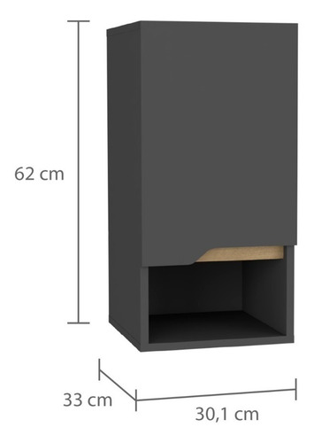 Móveis de banheiro suspensos _ Laurent Color Plomo-duna