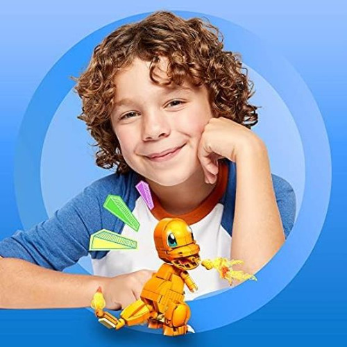 Mega Pokémon Build & Show Charmander Juego De Construcción D