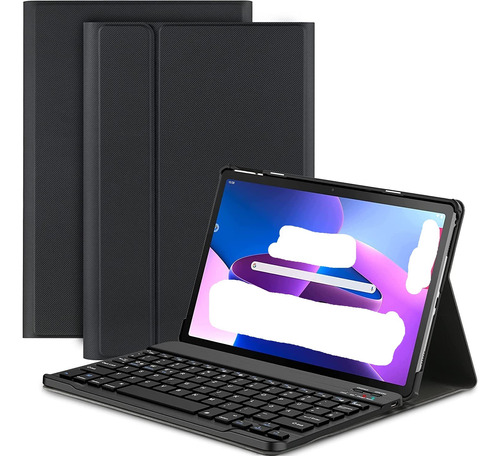 Funda For Tablet Con Teclado Bluetooth For Lenovo M10 Plus