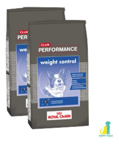 Club Performance Weight Control 2 X 15 Kg - Happy Tails