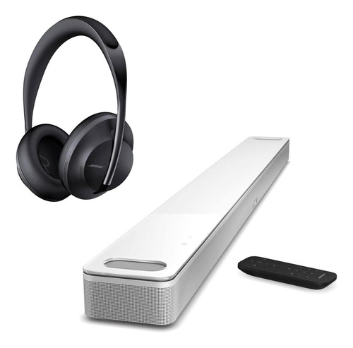 Bose Smart Soundbar 900, Auriculares Blancos 700 Auriculares