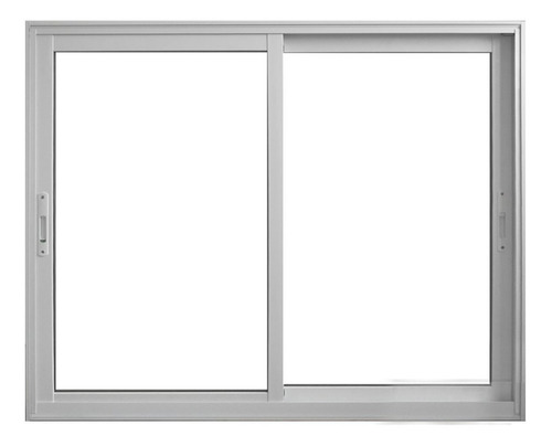 Janela De Alumínio De Correr 100x120cm 2 Folhas Suprema Wt