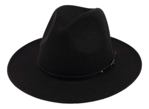 Lanzom - Sombrero Clásico De Ala Ancha Flexible Para Mujer,