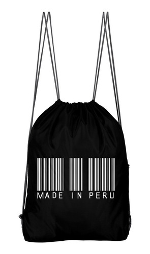 Bolso Deportivo Made In Peru Barcode (d0016 Boleto.store)