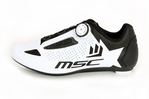 Zapatilla Ciclismo Msc Aero Blanca Negra T41 | sin interés