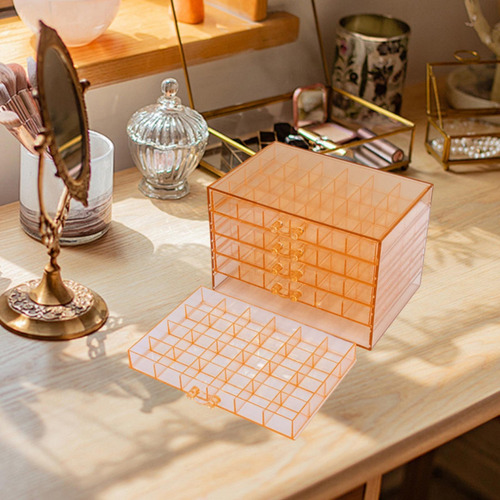 Organizador De Joyería Organización 5 Canteros Naranja