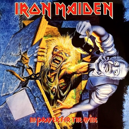 Vinilo Iron Maiden No Prayer For The Dying + Libro Nuevo Y S