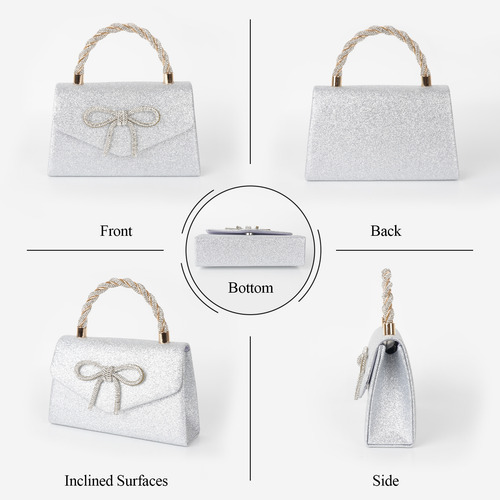 Bolso De Mano Lazo Grande Suave De Boda Fiesta Para Mujer