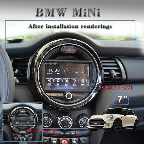 Mini Cooper 2014-2019 Estereo Android Dvd Gps Touch Mirror