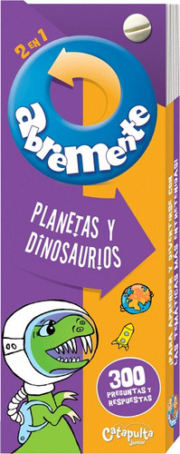 Abremente 2 En 1 Planetas Y Dinosaurios - Aa,vv