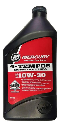 Óleo Para Motor De Popa Mercury 4 Tempos 10w30 8m0158794