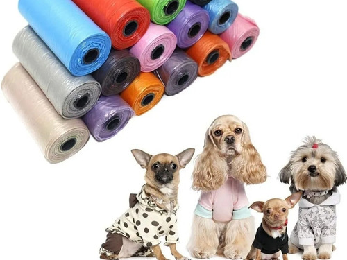 90 Bolsas Higienica Mascotas Desecho Excremento Perros Gatos