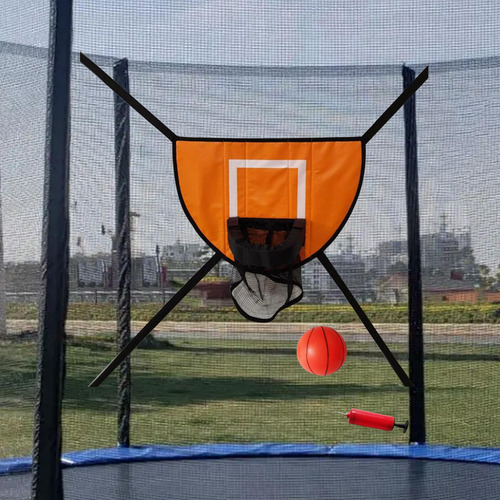 Trampolín Aro De Baloncesto Accesorios De Con Una Pelota