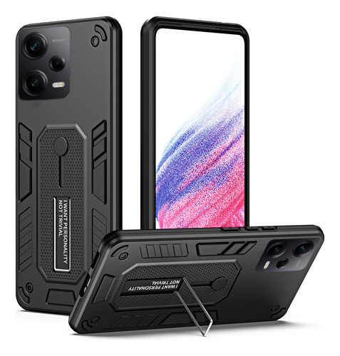 Funda Para Redmi Note 12 Pro 5g Anticolisión Metal Soporte