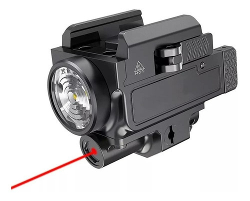 Lanterna Tática G2c G3c Com Mira Laser Airsoft Cor da lanterna Preto Cor da luz Vermelho