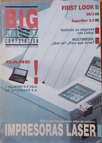 Revista Big Network Computación Argentina Año 2 N°19 1992