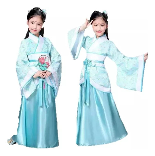 Traje Chinês Antigo Para Crianças Vestido De Fada Para Cospl