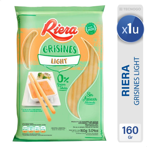 Grisines Riera Light 0% Grasas Totales - Mejor Precio