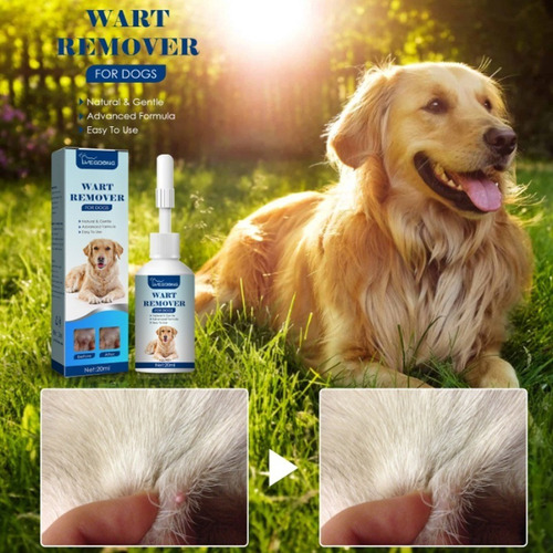 Tratamiento Natural Eliminador De Verrugas Para Perros, 5 Un