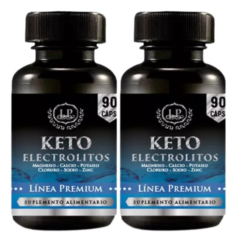 Keto Electrolitos 2 Frascos Linea Premium Lp Dietafitness