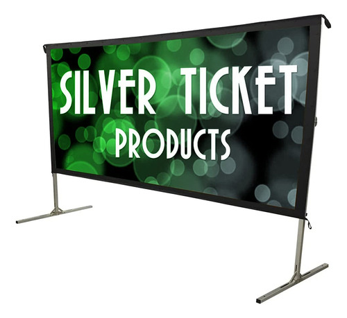 Silver Ticket Products Sto-169150s - Pantalla De Proyector D