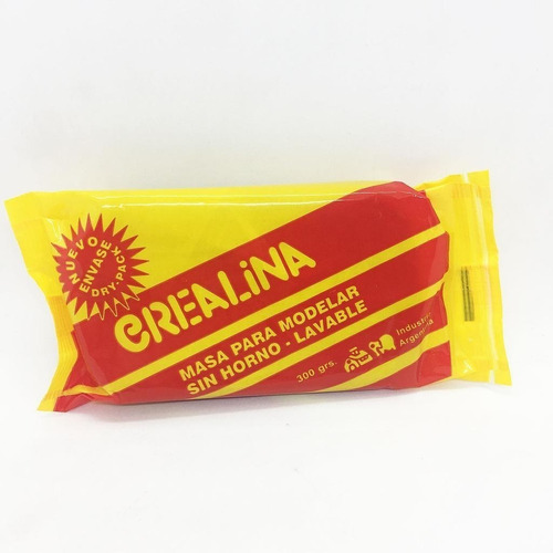 Crealina Masa Para Modelar Sin Horno 300grs X Unidad