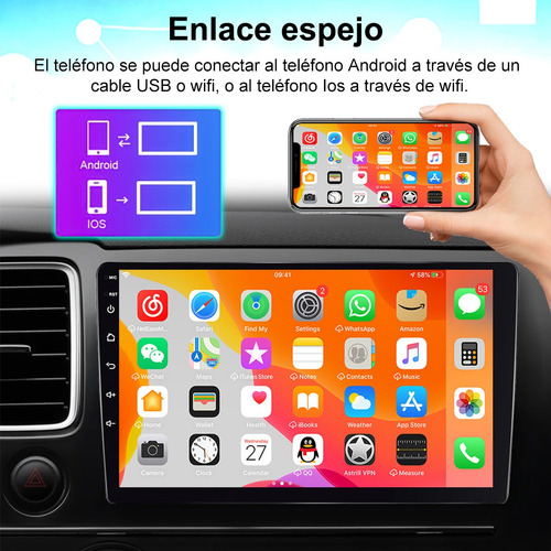 Estéreo Carplay 8+128g Kia Picanto Morning 2017-2020 Wifi Bt Kia Picanto Morning 2017-2020