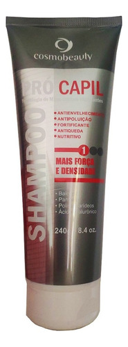 Pró Capil Shampoo Antiqueda Nutritivo 240g Cosmobeauty 