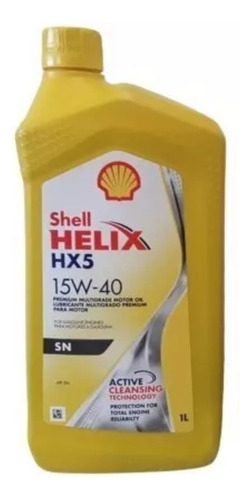 Aceite Shell Helix Hx5 15w40  Mineral Sn Filtros Disponibles