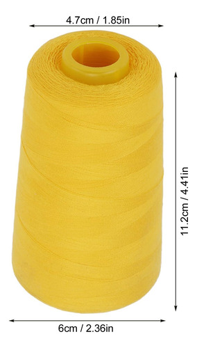 Hilo De Coser Overlock De 3 Uds, Hilo De Cono Amarillo ...