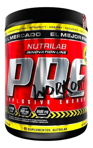 Pre Workout Energy X 300g Nutrilab 