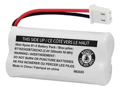 Bateria Telefone Sem Fio Imah Bt162342/bt262342 2,4v 300mah