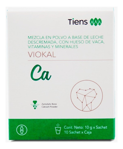 Calcio Tiens  Viokal Vitaminas Minerales Mezcla En Polvo