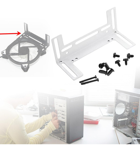Suporte Para Ventilador De Dissipador De Calor De Pc, Branco