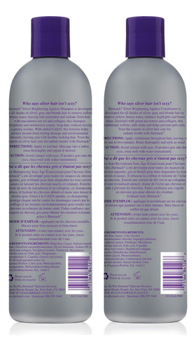 Conjunto De Shampoo E Condicionador Jhirmack Silver Brighten